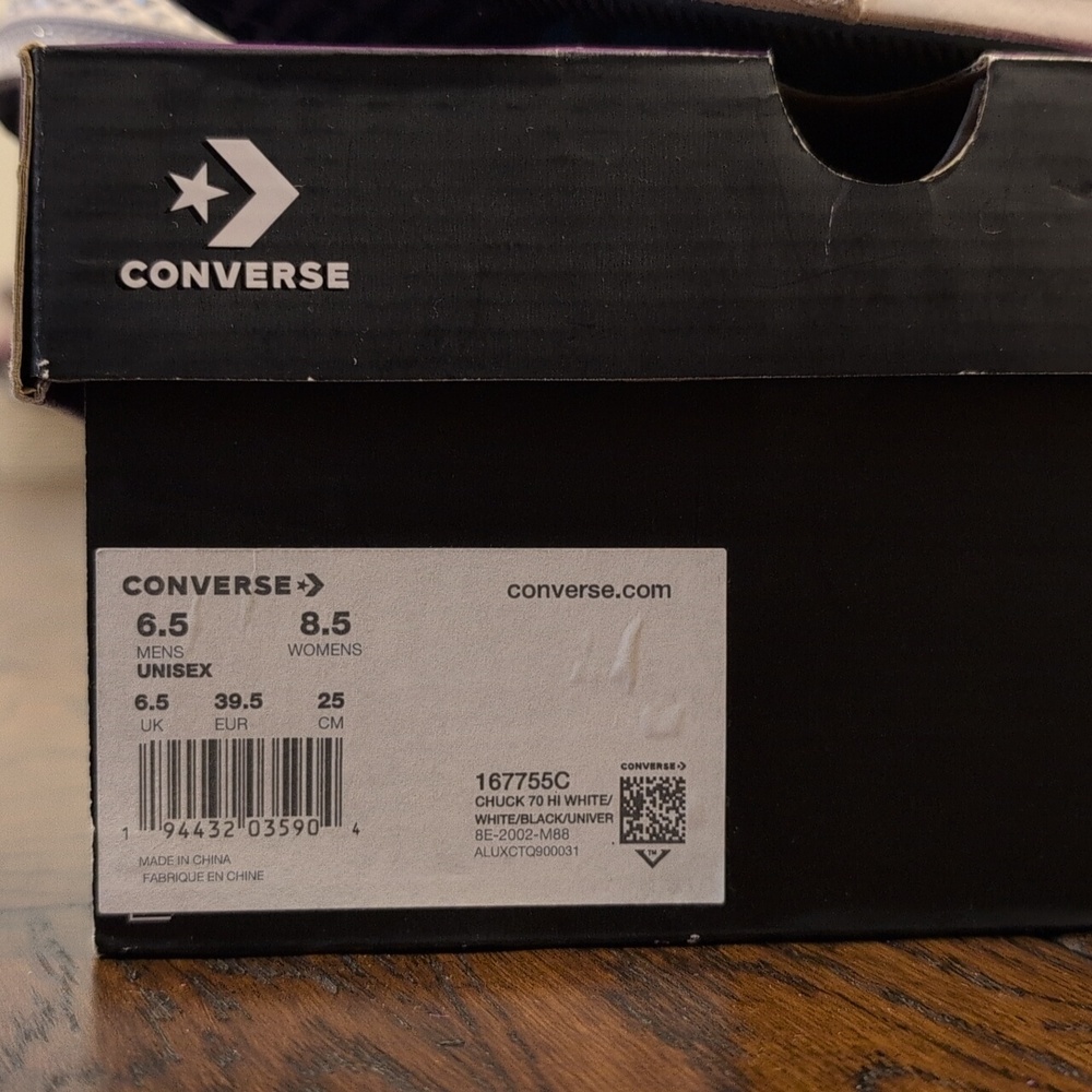 Converse Chuck 70 Pride Rainbow Sequin High Top Sneakers - Picture 8 of 8